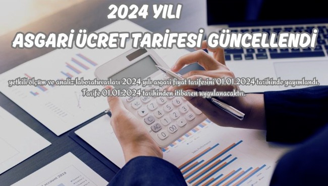 2024 Yl Asgari Fiyat Tarifesi Gncellendi.